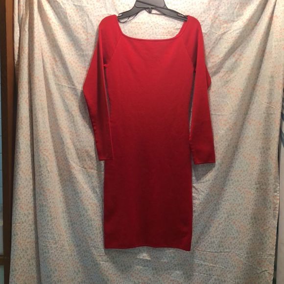 COPY - Women H&M Dress, body-con, cherry red. NWT medium - Picture 3 of 8